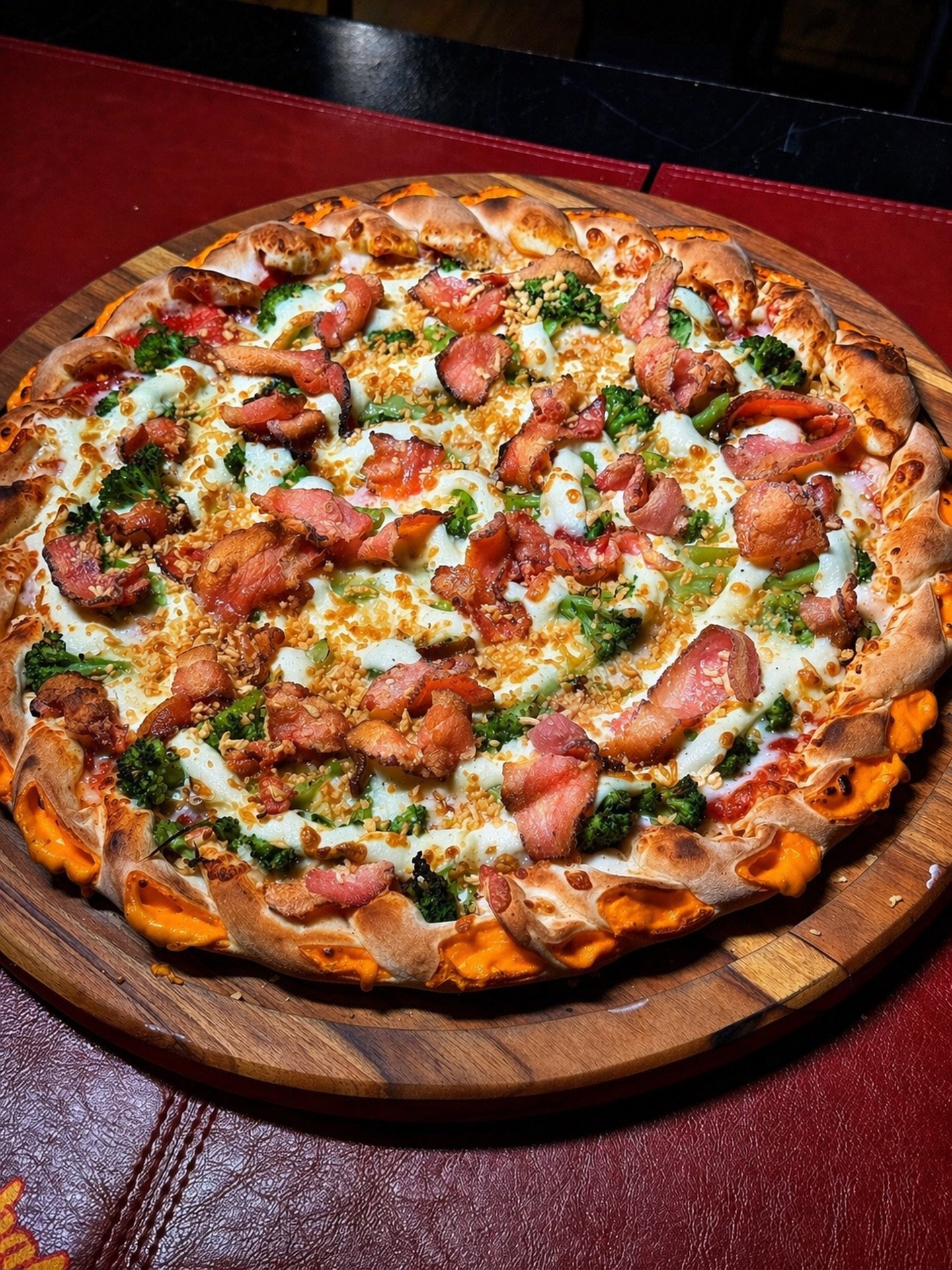 Pizza servida na Oh Baba Pizza e Esfiha em Penedo
